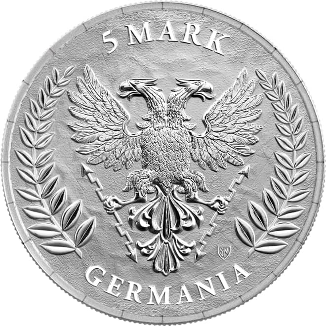Avers moneda argint Germania 2026 1 oz