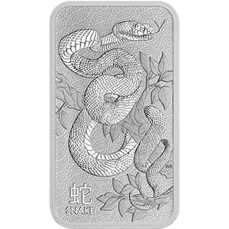 Lingou argint Lunar Snake 999.9 1 oz The Perth Mint Australia