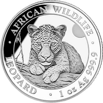 Moneda argint Leopard (African Wildlife) 2025 1 oz Somalia