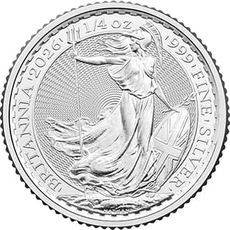Moneda argint Britannia 1/4 oz 2026 Marea Britanie