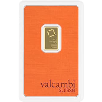 Lingou aur 2,5 grame Valcambi 999.9 Elvetia